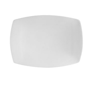 COUPE PLATTER-12-1/4 X 9 SUPER WHITE-1 DZ/CASE