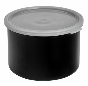 CROCK 1.5 QT W/ LID BLACK