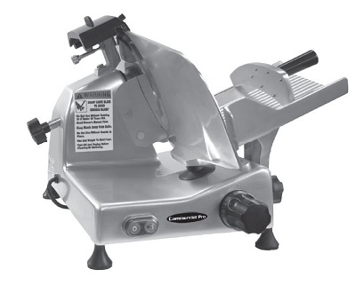 SLICER-12&quot; MANUAL COMMERCIAL  PRO-1/3 HP  115/60/1 