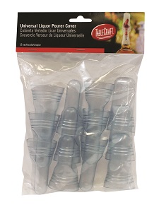 POURER COVER-TRANSLUCENT 12/PK