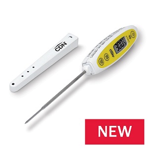 DIGITAL POCKET THERMOMETER- WATERPROOF-THIN TIP-4 SECOND 