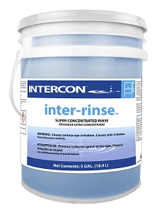 INTER-RINSE-5 GALLON PREMIUM  RINSE ADDITIVE EFFECTIVE ON 