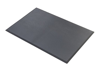 FLOOR MAT-2&#39;X3&#39;ANTI FATIGUE,  ANTI SLIP, BEVELED EDGE-BLACK