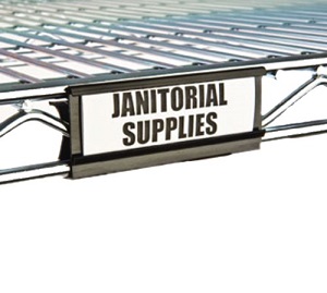 SHELF LABEL HOLDER-3&quot; 4/PK  SNAP UNDER TRUSS 