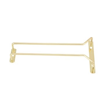 GLASS HANGER-10&quot; BRASS PLATED