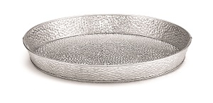 PLATTER-10-1/2&quot;ROUND  GALVANIZED STEEL