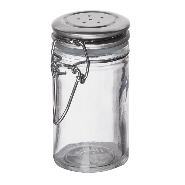 SALT/PEPPER SHAKER-2 OZ GLASS