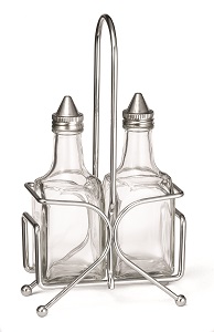 OIL &amp; VINEGAR CRUET SET- 6 OZ