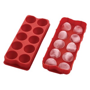 ICE CUBE TRAY-CANNONBALL NON-STICK SILICONE