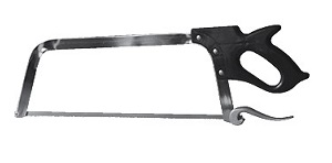 MEAT SAW-19&quot; LONG-CARBON STEEL  BLADES-STAINLESS STEEL FRAME