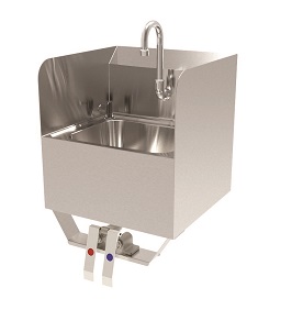 HAND SINK KNEE OPERATED 15-3/4W X 15-1/4D X 24-3/4W