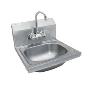 HAND SINK-W/FAUCET-WALL MOUNT 16&quot;W X 15&quot;L X 6&quot;H