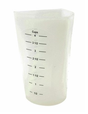 MEASURING CUP-4 CUP FLEXIBLE  SILICONE