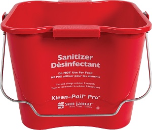 KLEEN PAIL-8 QT RED