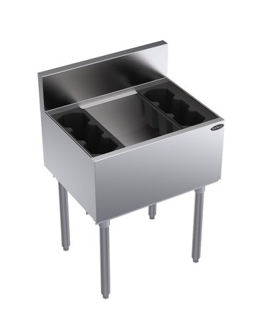 UNDERBAR ICE BIN/COCKTAIL UNIT  W/COLD PLATE-RS-24&quot;W X 19&quot;D