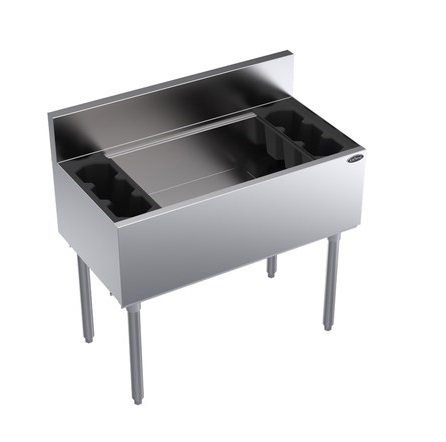 UNDERBAR ICE BIN/COCKTAIL UNIT  W/COLD PLATE-RS-36&quot;W X 19&quot;D