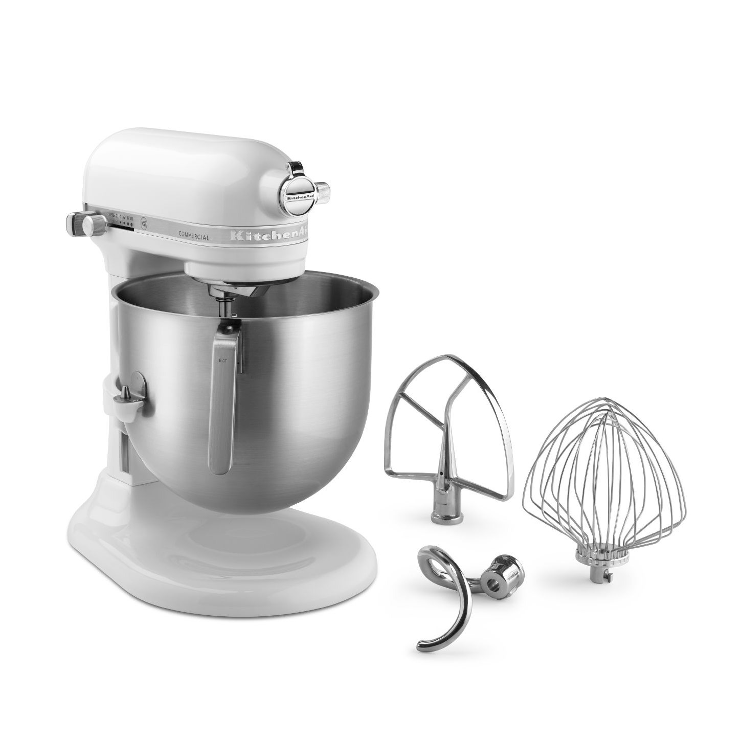 COMMERCIAL MIXER-8QT-WHITE