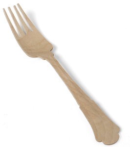 FORK-100/PACK-BIRCH WOOD COMPOSTABLE