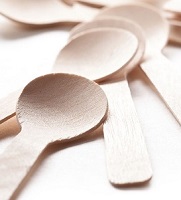 DEMI TASTING SPOON-100/PACK BIRCH WOOD-COMPOSTABLE