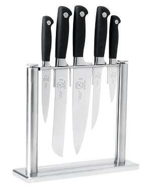 KNIFE SET 6PC FORGED GENESIS  GLASS BLOCK