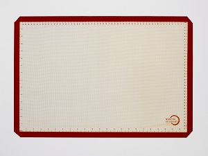 BAKING MAT FULL SIZE ORANGE BORDER