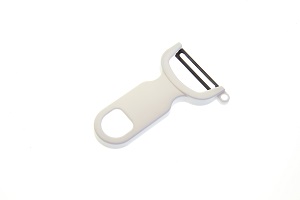 Y PEELER 4&quot; WHITE HANDLE