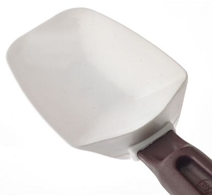 SPOON SCRAPER-HELL&#39;S TOOLS 10-3/10&quot; SILICONE W/KICK STAND