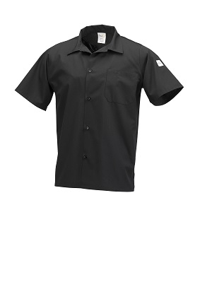 COOK SHIRT BLACK EXTRA LARGE