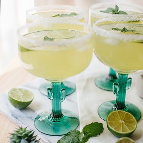 MARGARITA AND MARTINI GLASSES