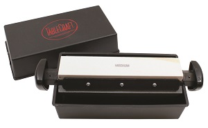 THREE-WAY KNIFE SHARPENER &amp;  HONING SYSTEM 