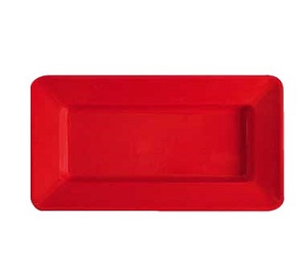 PLATE-15x8-RED-MELAMINE