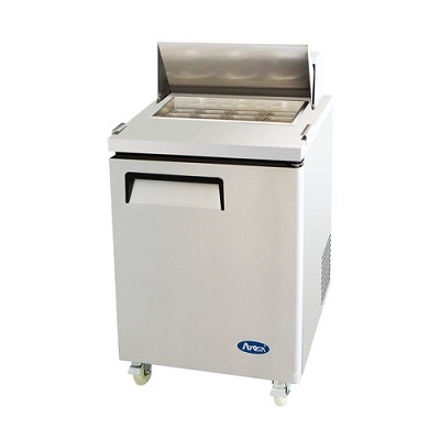 SANDWICH PREP TABLE-1 DOOR  27-1/2&quot;W-BOTTOM MOUNT