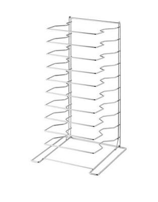 PIZZA PAN RACK-10 SHELF SLOT 1.65&quot; SPACE BETWEEN RACKS