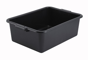 BUS TUB 21X15X7 BLACK NSF