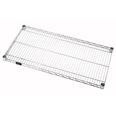 WIRE SHELF CHROME 18X24 W/SPLIT SLEEVES