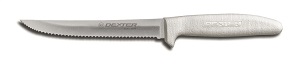 UTILITY KNIFE 6&quot; SCALLOPED EDGE SANI-SAFE