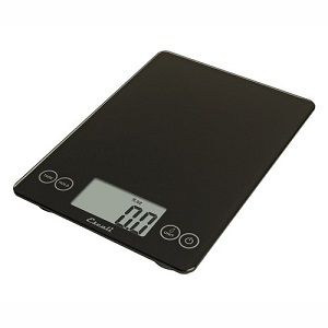 SCALE-15 LBS GLASS DIGITAL  BLACK