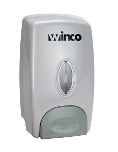 SOAP DISPENSER 32OZ WHITE WALL MOUNT