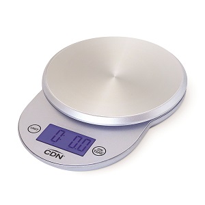 SCALE-11 LBS WEIGHS BY LBS,OZ,  GRAMS &amp; MIL-SILVER SS PLATFORM