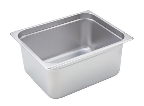 STEAM TABLE PAN-HALF SIZE 6&quot;  DEEP-24 GAUGE