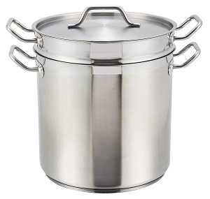 DOUBLE BOILER STAINLESS 16 QT W/ COVER