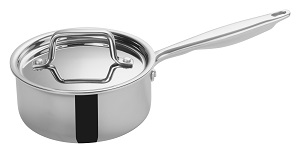 SAUCE PAN W/LID 1.5QT-TRIPLY INDUCTION READY