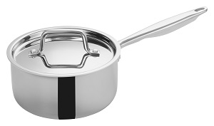 SAUCE PAN W/LID 2.5QT-TRIPLY INDUCTION READY