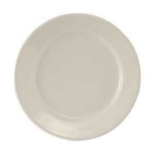 PLATE- 9&quot; WIDE RIM AMERICAN  WHITE 2 DZ/CASE