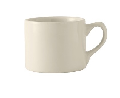 MUG 10 OZ C-HANDLE-AMERICAN  WHITE 2 DZ/CASE