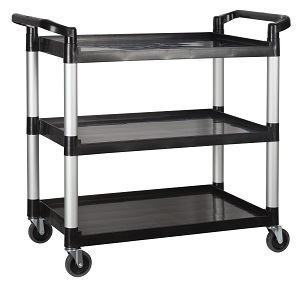 BUS CART-40X20X38  BLACK 