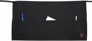 APRON-WAIST 3 POCKETS 22x12  BLACK