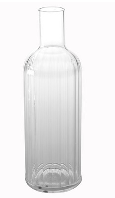 WATER BOTTLE W/CAP-34OZ FLUTED