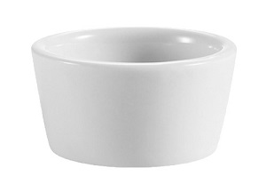 RAMEKIN-2 OZ-SUPERWHITE 4DZ/CS SMOOTH PIPKIN STYLE