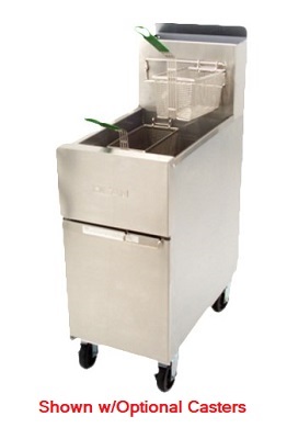 FRYER-43LB-NATURAL GAS 105,000 BTU&#39;S